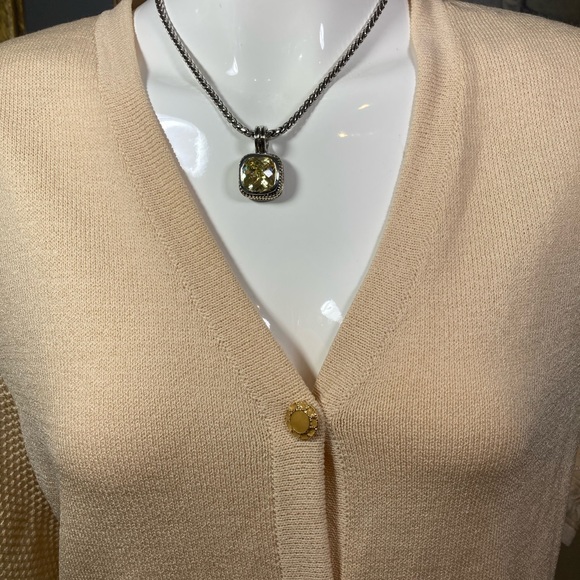 🆕🏷️ St.John Collection by Marie Gray Long Tan Blazer - Picture 11 of 14